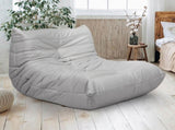 Levede Floor Chair Caterpillar Sofa Grey REP1001-GY