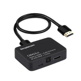 Simplecom CM423v2 HDMI Audio Extractor 4K HDMI to HDMI and Optical SPDIF + 3.5mm Stereo V28-CM423V2