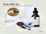 Orku 25ml Pure Black Seed Oil Cold Pressed 100% Ethiopian Nigella Sativa Cumin V238-SUPDZ-31790583578704