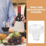 12Pcs Reusable Transparent Glass Stopper Plugs for Wine Bottles V1192-AZ-W-24761