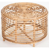 Lilac 61cm Rattan Round Side Table - Natural V315-VOD-VERV-01