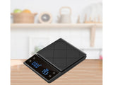 Digital LED Touch Kitchen Scale 3kg/ 0.1g High Precision Time Counting Coffee Brewing Scale Portable V1263-JX-2479