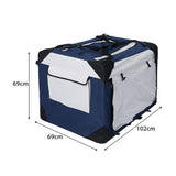 Pet Carrier Bag Dog Puppy Spacious Outdoor XXL XX-Large PT1046-XXL-BL