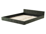 Artiss Queen Bed Frame Chenille Heavy Duty Platform Base Green 300kg Support No Box Spring Needed BFRAME-I-OASIS-Q-GN-AB