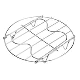 Round Wire Stainless Steel Steaming Rack With Foldable Handles Multiuse Cookware Accessory For V1369-AZ3-W-14959
