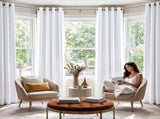 2 Pack 100% Blackout Curtains for Bedroom, Thermal Insulated Grommet Drapes for Light and Heat V1189-LC-AMZ-00224