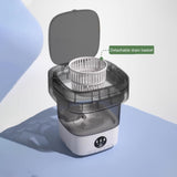 12L Mini Foldable Portable Washing Machine for Travel Small Apartments Student Rooms, Pink V1188-MS-325-0222