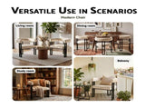 Artiss Dining Chairs Set of 2 Velvet Upholstered Barrel Chairs with Curved Armrests & Back Beige UPHO-C-DIN-2553-BGX2
