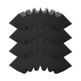 Acoustic Foam Panels 4 Pack 16.5 x 6.3 x 12 in Adhesive for Wall Ceiling V952-ZZSPMBHSL165BV9YJV0