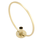 Round Circle Iron Candlestick Craft Desk Candle Holder for Candlelight Dinner V1294-YM0727-JY17395-02