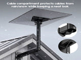Starlink Mount for Gen 3 / Standard 4 / 4X, Adjustable Telescoping Wall & Roof Bracket, 360&deg V1181-ZY006