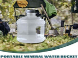 Portable Large-capacity Water Jug With Handle Leakproof Screw Lid Reusable Drinking Container For V1369-AZ3-W-14802