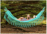 Beautiful Boho Style Hammock -Camping Portable 2 Person Hammock, for Suitable for Backpacking, V1192-AZ-W-0473