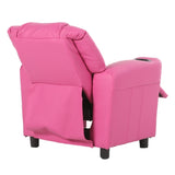 Oliver Kids Recliner Chair Sofa Children Lounge Couch PU Armchair - Pink V563-75609-PINK