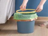 Trash Bin Plastic Exquisite Modern Garbage Container Can for Bathroom Kitchen Living Room Large Dark V1294-YM0710-3117230371812