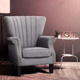 Artiss Armchair Wingback Grey Andrew UPHO-C-EMPO-GY