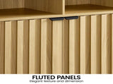 Sarantino Eleni 2-Door Sideboard - Natural TBL-751-00-NAT