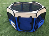 YES4PETS Small Blue Dog Cat Puppy Rabbit Guinea Pig Cage Cat Soft Playpen V278-SP3545_BLUE