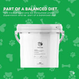 1Kg Dog Treat Pig Ear Strips Bucket - Dehydrated Australian Healthy Puppy Chew V238-SUPDZ-40318351540304