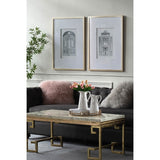 Ornate Doors Fake Pencil Wall Art 90cm V637-20877