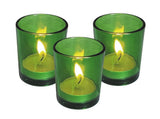 40 Bulk Pack Green Glass Votive Candle Holders Table Centreoieces Xmas Wedding Anniversary Event V382-GREENCHX40