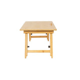 Folding Laptop Bed Table Portable Rectangular Desk for Bedroom & Home Workstation V63-954381