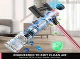 Cordless Vacuum Cleaner, 8 in 1 Powerful Suction Lightweight Vacuum Cleaner for Home, 55Kpa Powerful V1313-AU-A27P-1