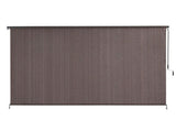 Instahut 3X2.5M Outdoor Blinds Awning Roll Down Retractable Knit Fabric Outdoor Blinds Window Shade AWN-C-DOWN-KNIT-30-BR