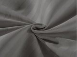 KENSINGTON 1200TC COTTON SHEET SET IN STRIPE-KING - CHARCOAL ABM-202143