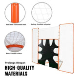 3-IN-1 Lacrosse Goal with Backstop and Target,3.7mx2.7m Lacrosse Net, Steel Frame Backyard Lacrosse V952-ZQGQQMTJK66Y43P7FV0