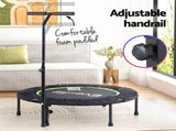 Everfit 40inch Fitness Foldable Trampoline Jumping Rebounder Home Gym Handrail TRAMPO-D-FOLD40-R-GN