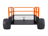 Garden Utility Trailer, 28 Cu. Ft. & 800 kg, ATV UTV Trailer, Tow Behind Steel Dump Trailers, V952-HYTCHCWGK28C4MJ2B001V0