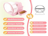 4 in 1 Silent Large Hamster Wheel Multifunctional Hamster Running Wheel Quite Running Spinner Wheel V1192-AZ-W-0836