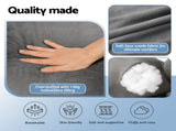 Giselle Reading Pillow Back Rest Lumbar Support Cushion Grey PILLOW-BACK-GY