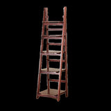 5 Tier Wooden Ladder Shelf Stand Storage Book Shelves Shelving Display Rack V63-824191