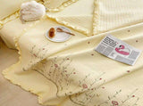 Cotton Quilt Pure Color Home Fashion Elegant Tencel Embroidery Pattern Cotton Summer Cooling Quilt V1294-YM0716-3117220175414
