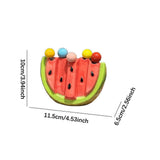 5pcs Fruit Forks with Ceramic Storage Jar Dessert Forks for Salad Picnic Party V1263-JX-5941