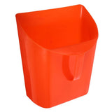 Red Plastic Dustpan, Portable, Wide Surface, Perfect for Kitchen Cleaning V1369-AZ3-W-16668