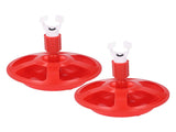 2 Pack Automatic Chicken Waterer PP G3/4 Chicken Water Feeder Poultry Drinking Bowl for Chicks Ducks V1294-YM0901-3111240319611