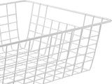 2Pcs Wire Storage Baskets,Metal Storage Basket for Organizing,White Wire Storage Freezer Baskets for V1189-WXFWAL-20260319-00102