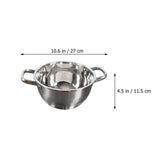 Hot Pot Cooking Pot Stainless Steel for Outdoor Picnic 1Pack V1366-AZ2-W-21806