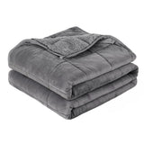 Giselle 6.8KG Weighted Blanket Adults Kid Anti Anxiety Gravity Blankets Sherpa Fleece WBLANKET-DUAL-180-68KG