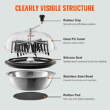 Leaf Bowl Trimmer, 24'' Trimmer Bowl, Manual Bud Trimmer with Stainless-Steel Blades for Twisted V952-SDSCJ24YCABSJOAOFV0