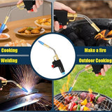 Propane Mapp Torch Head with Trigger Igniter 3 Nozzles TS8000 High Intensity AU V201-GAA0123BW8AU