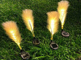 4PCS Garden Solar Lights Multi-Color Changing LED Flower Stake Light Decorative Landscape Lawn Yard V1192-AZ-W-11699