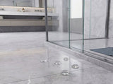 10Pcs Grey PVC Self Adhesive Floor Tiles Waterproof Vinyl Flooring for Bathroom Kitchen Living Room V1370-AZ4-17312