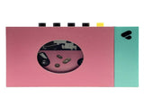 We Are Rewind Portable Cassette Player & Recorder - Edith, Pink & Green V398-WE-001-P1
