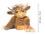 Highland Cattle Plush Doll Plush Cattle Toys Fluffy Cow Plush Pet Cow Toys V1294-YM0521-230221GW02-2