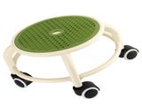 Round Rolling Low Stool Comfortable Universal Wheel Movable Mini Stool High Weight Capacity for Home V1294-YM0706-3116230016211