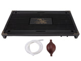 Gongfu Tea Tray Water Storage Drainage Home Decoration Ornament Serving Tray for Office Black V1294-YM0703-3118230040112